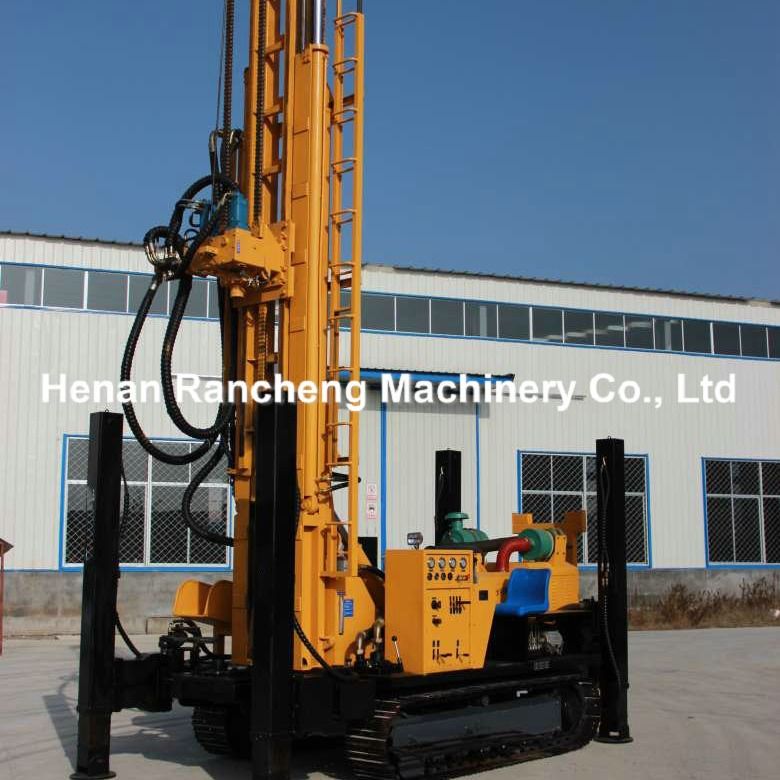 400m Drilling Depth Pneumatic DTH Crawler Drilling Rig For Water Well Drilling Rig Machine Driven By Diesel Engine