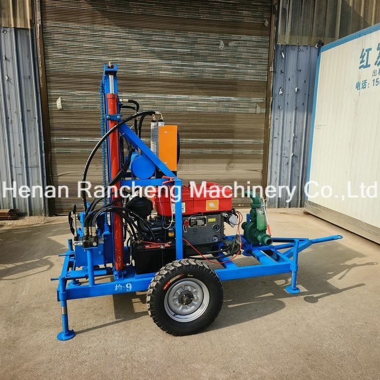 High-Torque Hydraulic Water Drilling Unit With Dual Capabilities 150m Depth & 1.5t Payload Handling