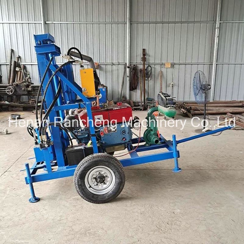 High-Torque Hydraulic Water Drilling Unit With Dual Capabilities 150m Depth & 1.5t Payload Handling