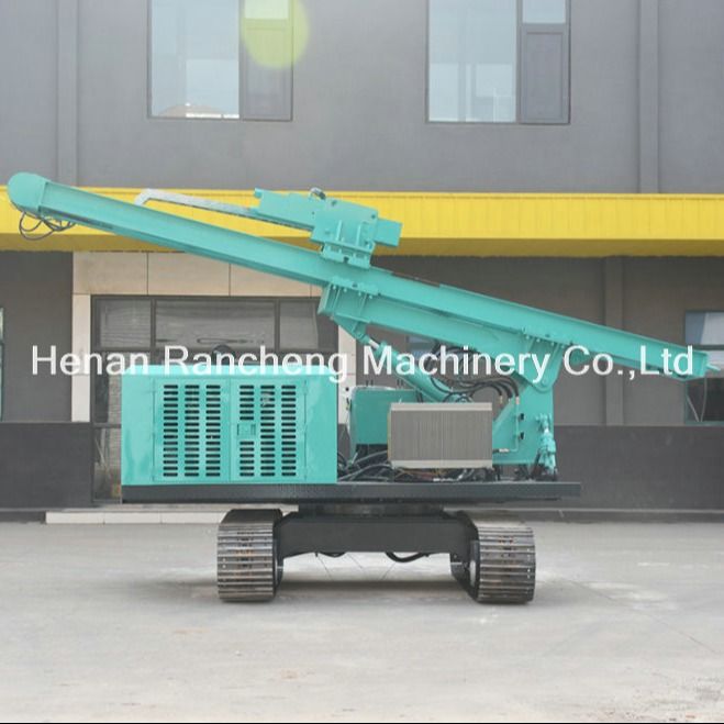 Groundwork Photovoltaic Hydraulic Crawler Solar Pile Driver RC240Y Hydraulic Ramming Solar Pile Machine