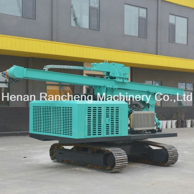 Groundwork Photovoltaic Hydraulic Crawler Solar Pile Driver RC240Y Hydraulic Ramming Solar Pile Machine