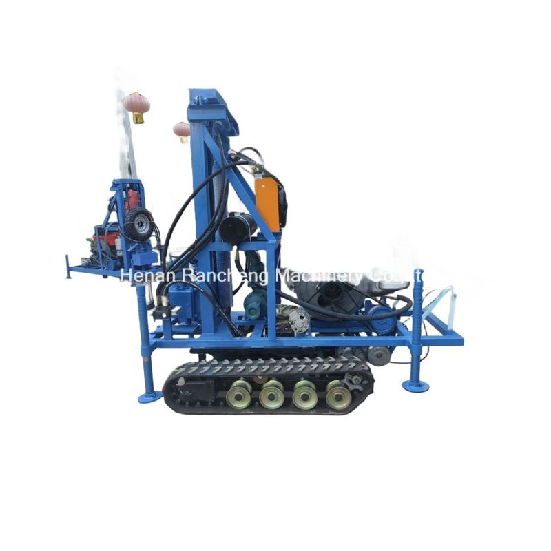 The RCS200C Small Tracked Water Well Drilling Rig Has A Drilling Depth Of 150 Meters