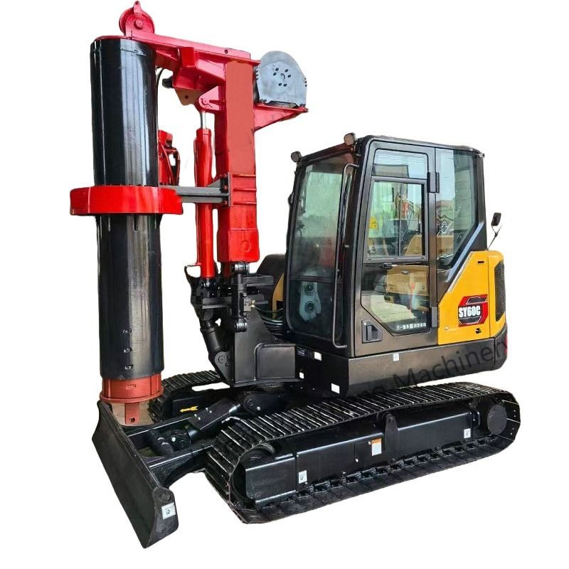 RCQ-10C Hydraulic Mini Pile Drilling Rig 10m Depth With 10-45RPM R/Min Rotary Speed