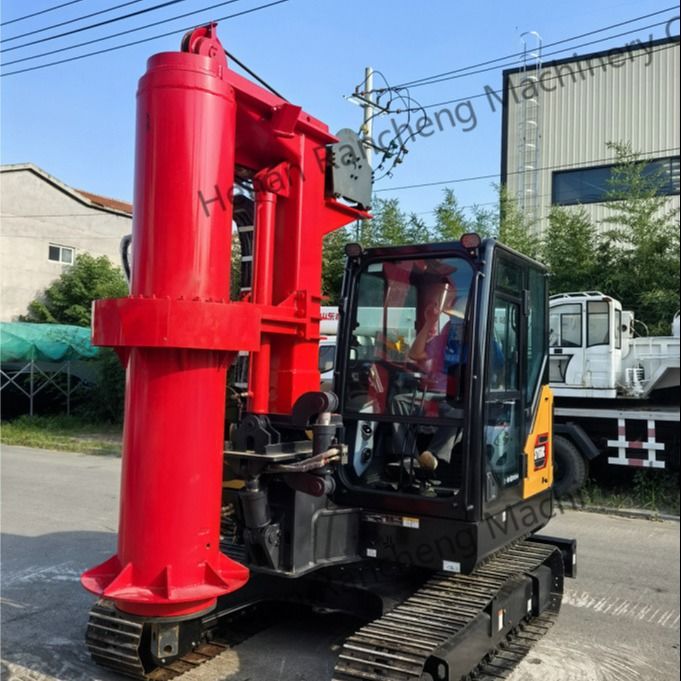 RCQ-10C Hydraulic Mini Pile Drilling Rig 10m Depth With 10-45RPM R/Min Rotary Speed