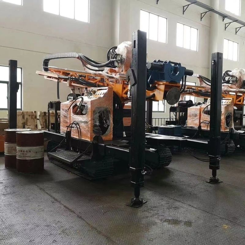 RCJ150RC Hydraulic Engineer Drilling Rig For 125W Engine Power 8000N.M Max Output Torque