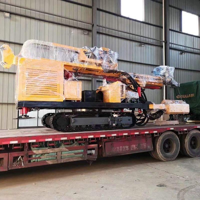 RCJ150RC Hydraulic Engineer Drilling Rig For 125W Engine Power 8000N.M Max Output Torque