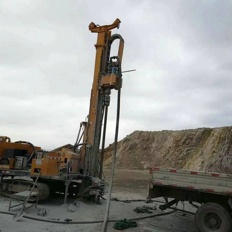RCJ150RC Hydraulic Engineer Drilling Rig For 125W Engine Power 8000N.M Max Output Torque