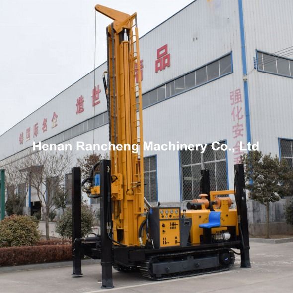 600m Deep  Water Well Diesel Engine Drilling Rig RCF600C DTH Mining Crawler Mounted Machine