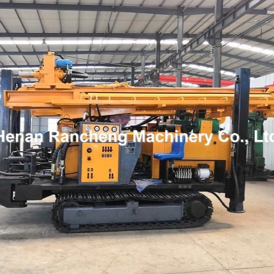 600m Deep  Water Well Diesel Engine Drilling Rig RCF600C DTH Mining Crawler Mounted Machine