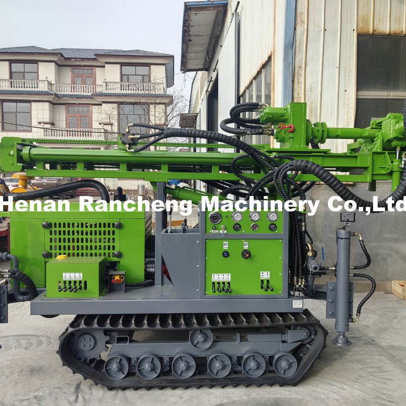 150M Crawler Mounted Deep Borehole Water Well Drilling Rig Hydraulic Water Well Machine