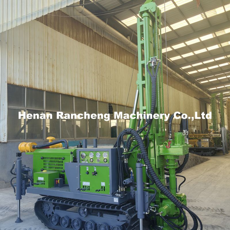 150M Crawler Mounted Deep Borehole Water Well Drilling Rig Hydraulic Water Well Machine