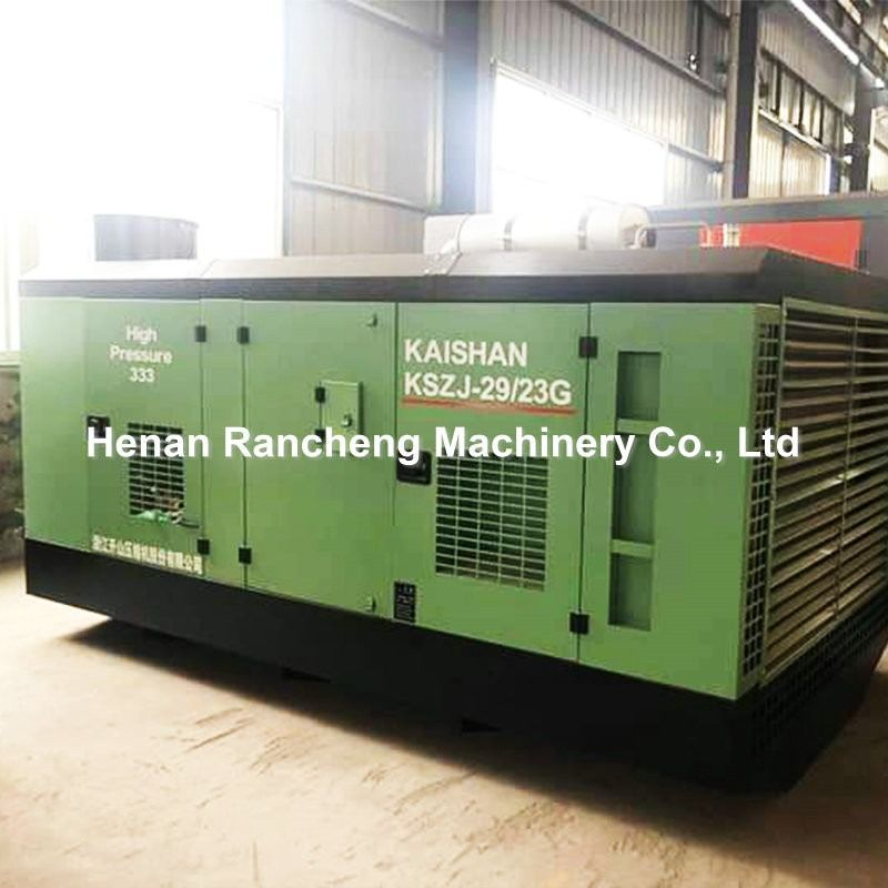 1107CFM 25bBar Diesel Engine Screw Compressors Portable Air Compressors For 2.5-1.8 Mpa Pressure