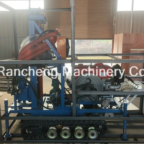 Crawler Type Portable Water Well Drilling Rig 150 Meters Customized
