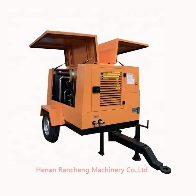 1400kg Portable Diesel Screw Air Compressor 55KW For Single Compression Stage