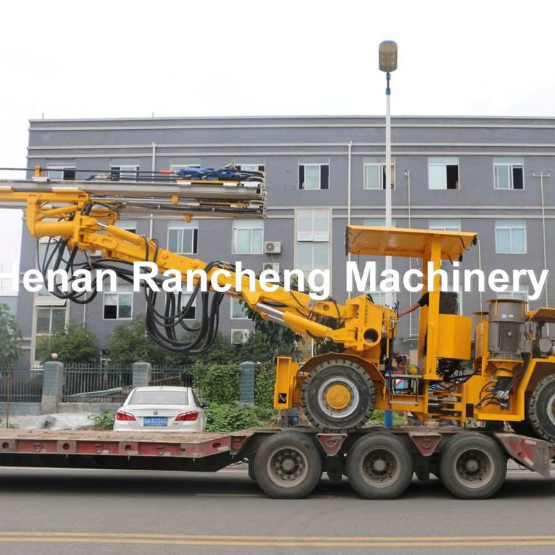 RCZ-22J All Hydraulic Tunneling Jumbo Drilling Rig 3880mm Drilling Depth With 93KW / 125HP Diesel Engine Power