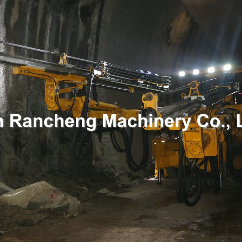 RCZ-22J All Hydraulic Tunneling Jumbo Drilling Rig 3880mm Drilling Depth With 93KW / 125HP Diesel Engine Power