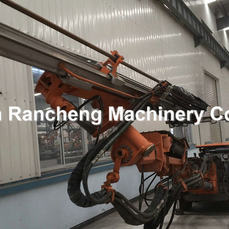 RCZ-22J All Hydraulic Tunneling Jumbo Drilling Rig 3880mm Drilling Depth With 93KW / 125HP Diesel Engine Power