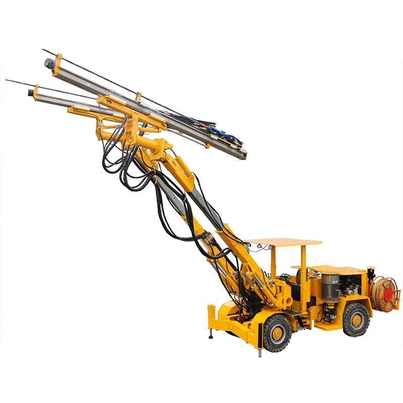 RCZ-22J All Hydraulic Tunneling Jumbo Drilling Rig 3880mm Drilling Depth With 93KW / 125HP Diesel Engine Power