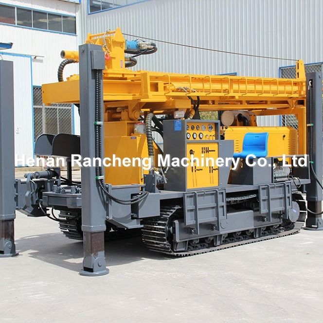 350m Crawler Mounted Water Well Drilling Rig Machine Borehole Pneumatic Water Drilling Rig Machine Well Drilling Rig