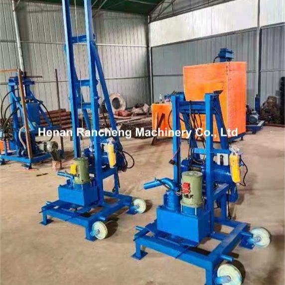 Drill Depth 100m Electric Portable Water Well Drilling Rig Main Machine With 22HP Engine