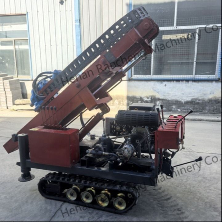 RCKM-30S Small Hydraulic Pile Driver For Solar Pile Installation With 28HP Gasoline Engine