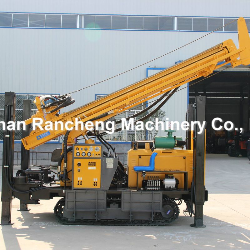 350m Drilling Depth 91KW Yuchai Engine Water Well Drilling Rig 22T Lifting Force