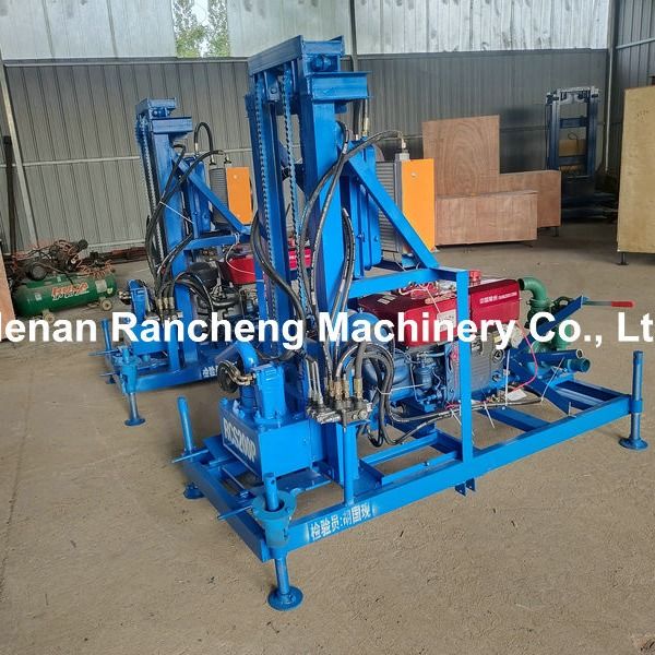 150m DTH Hydraulic Water Well Drilling Rig Machine Portable Pneumatic trailer Mounted Drilling Rig