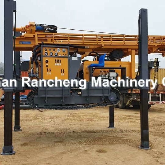 350m Crawler Mounted Water Well Drilling Rig Machine Borehole Pneumatic Water Drilling Rig Machine Well Drilling Rig