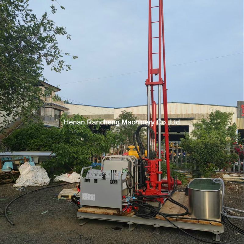 100-240RPM Winch Rated Rotary Speed Small Core Drilling Rig 96L/Min Hydraulic System Rated Flow