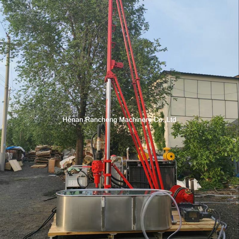100-240RPM Winch Rated Rotary Speed Small Core Drilling Rig 96L/Min Hydraulic System Rated Flow