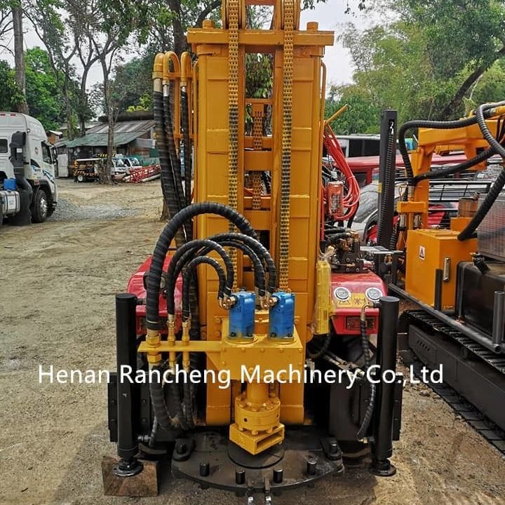 Tractor Diesel Engine Powered 200m Deep Borehole Drilling Machine For Water Wells