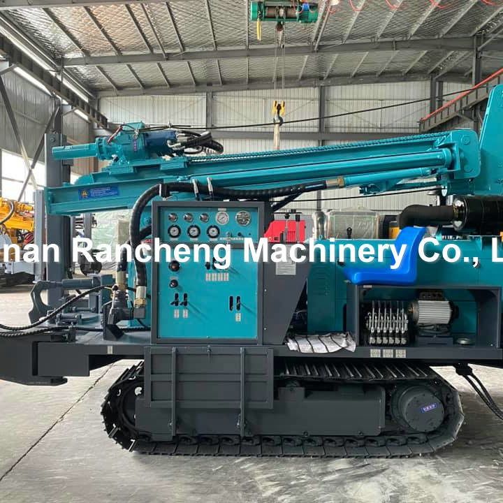 RCF260C Crawler Water Well Drill Rig Hydraulic Rotary Bore Hole 70kw Diesel Water Well Drilling Rig Machine