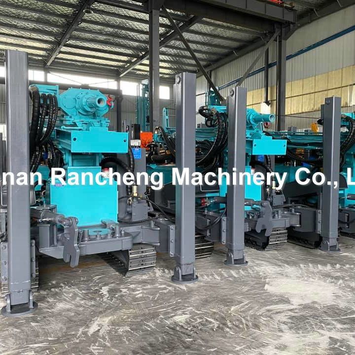 RCF260C Crawler Water Well Drill Rig Hydraulic Rotary Bore Hole 70kw Diesel Water Well Drilling Rig Machine