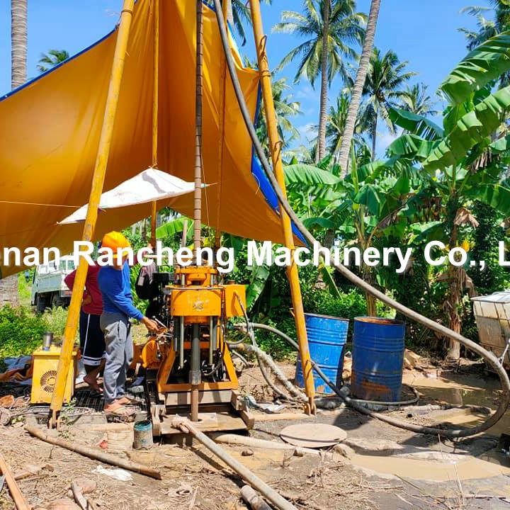 200m Depth Hydraulic Small Borehole Drilling Rig Mutil Functional 90°～75° Drilling Angle