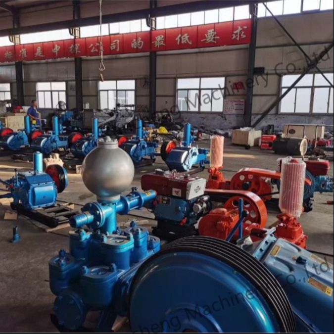 185KW Power 7MPa Maximum Pressure Drilling Mud Pump For 1000m Deep Water Well Projects 7200kg