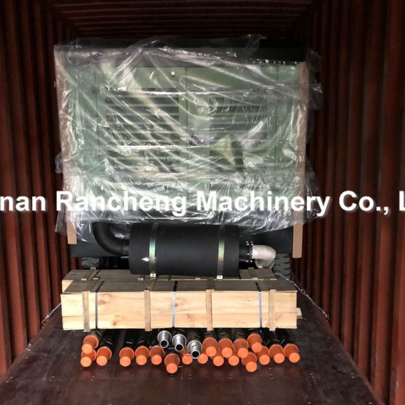 1107CFM 25Bar Diesel Engine Screw Compressors Portable Air Compressors For 2.5-1.8 Mpa Pressure