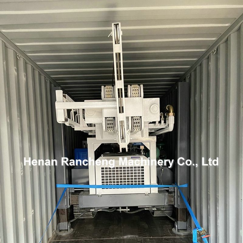 Deep Borehole DTH Drilling Rig 350m Depth Water Well Machine For Professional