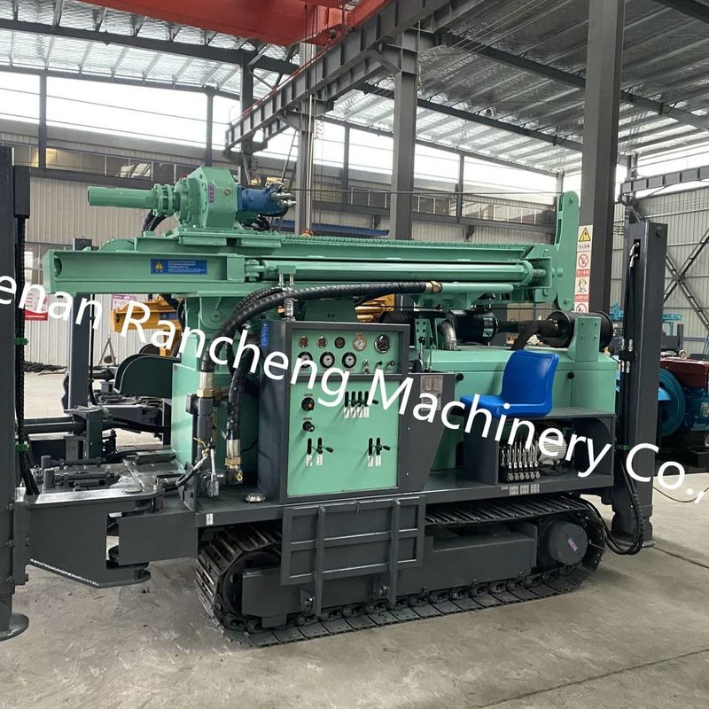 Deep Borehole DTH Drilling Rig 350m Depth Water Well Machine Full Hydraulic Operation