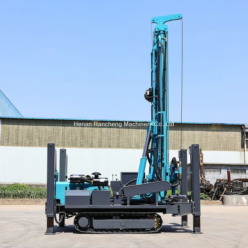 Heavy Duty Full Hydraulic Crawler Water Well Drilling Machine For 400m Deep Wells