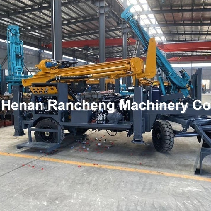 260m Depth Fully Automatic Wheel Hydraulic Water Well Drilling Machines for Drilling Equipment Water Well Equipment