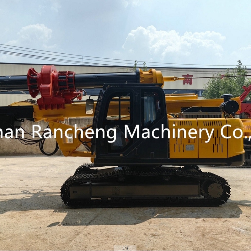 Hydraulic Bored Rotary Drilling Rig 95KW Yuchai Engine 15m Piling Depth 165T Weight