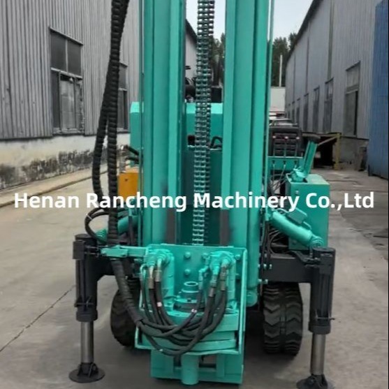 Rubber Tracks Type Mining Small Hydraulic Pile Driver Crawler Down The Hole Drilling Rig