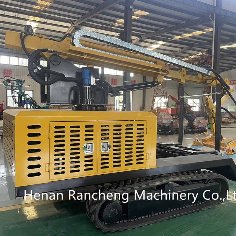 Solar Panel Installation Machine/Equipment To Install Solar Panels Semi-Autonomous Vehicle Helps Lift Solar Panels