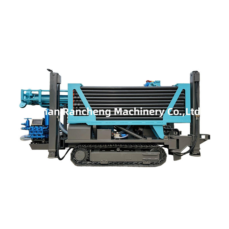 Upgrade RCF350C Water Well Drilling Machine With Drill Rod Rack For Water Borehole Drilling
