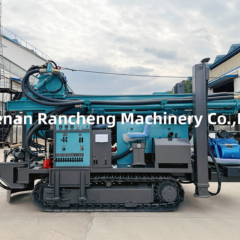 Upgrade RCF350C Water Well Drilling Machine With Drill Rod Rack For Water Borehole Drilling