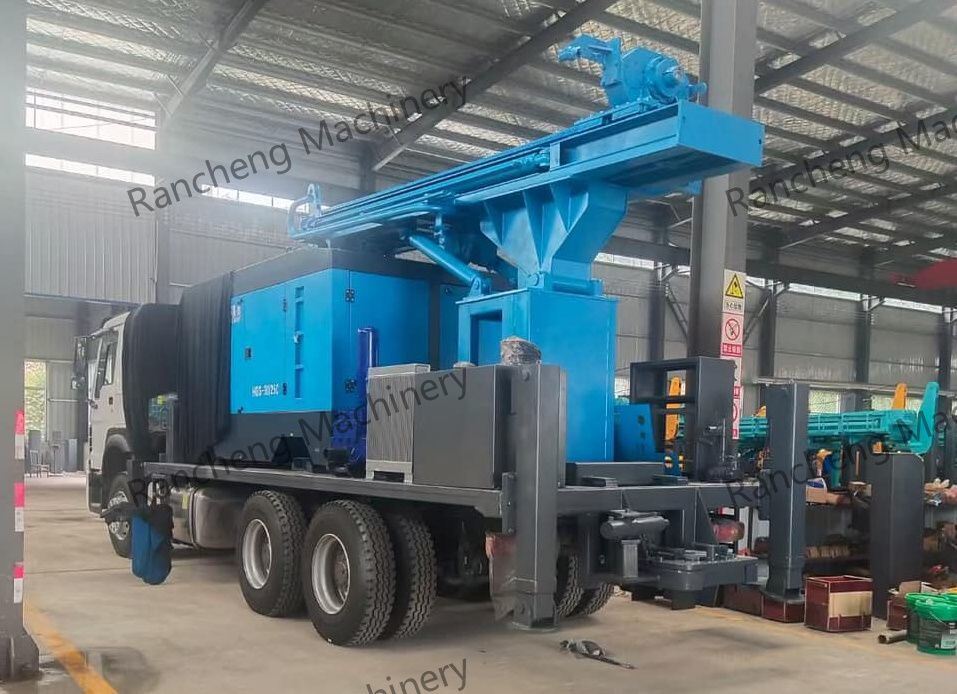 1000m Depth Truck Mounted Borehole Water Well Drilling Rig Machine For Sale