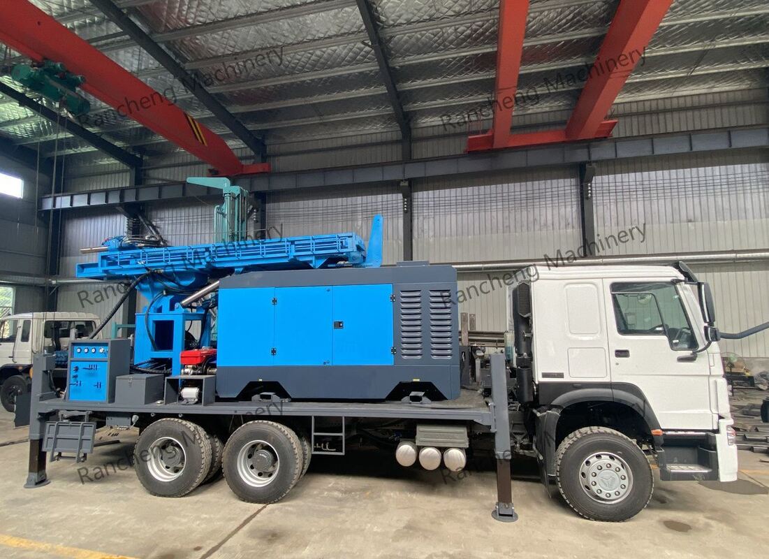 1000m Depth Truck Mounted Borehole Water Well Drilling Rig Machine For Sale