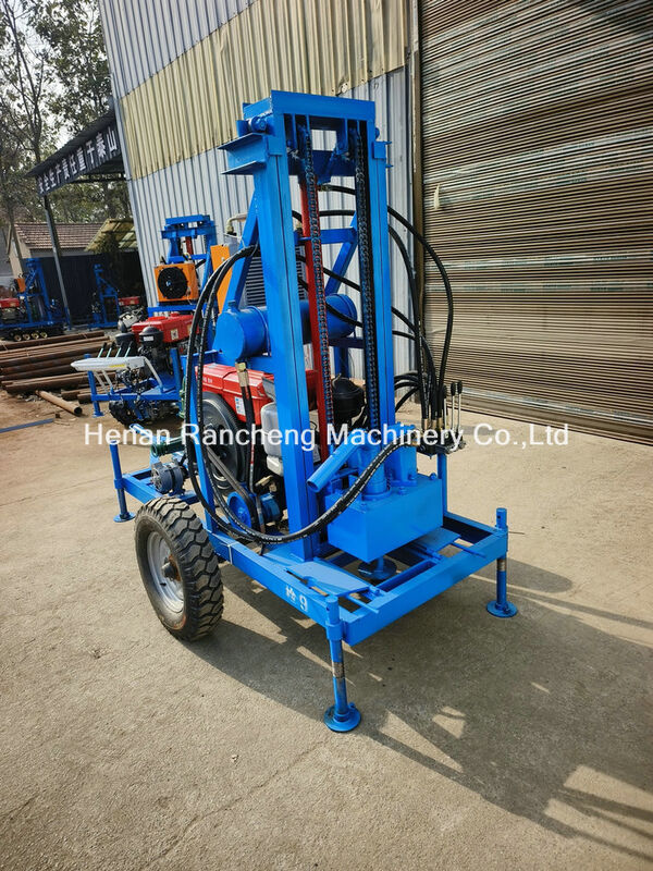 150M Drilling Depth Portable Water Well Drilling Machine With 450mm Borehole Diameter