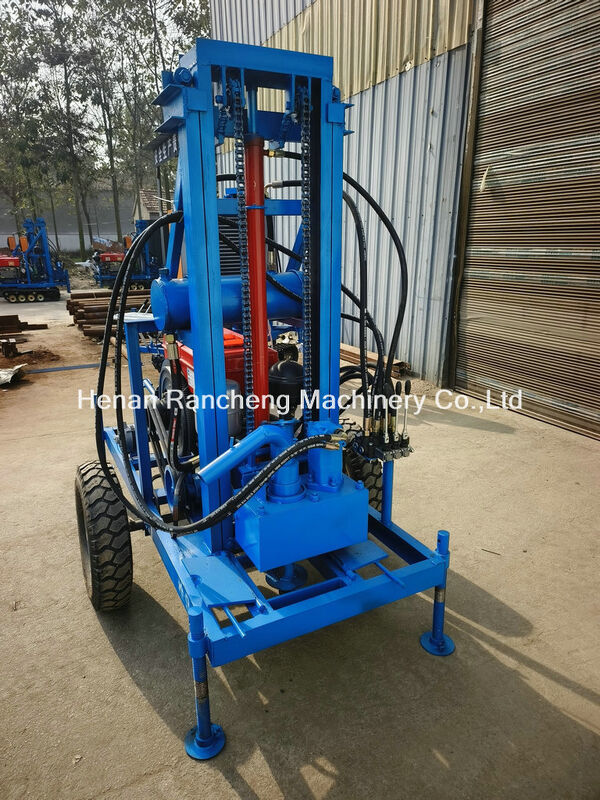 150M Drilling Depth Portable Water Well Drilling Machine With 450mm Borehole Diameter