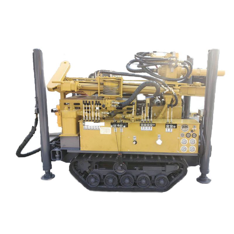 180m Depth Water Well Drilling Machine 77.3KW Engine Crawler Water Well ...